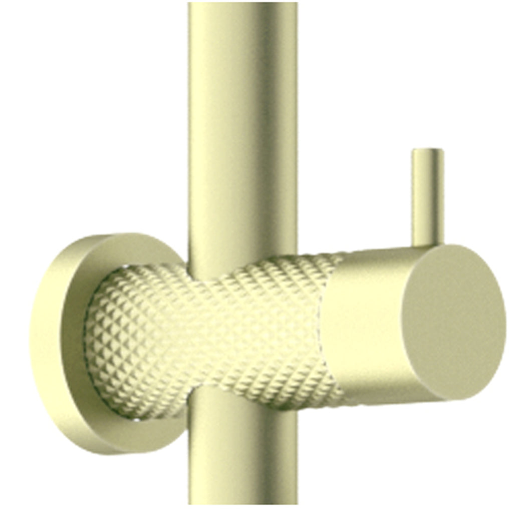 Nero Opal Twin Shower - Brushed Gold - NR251905eBG