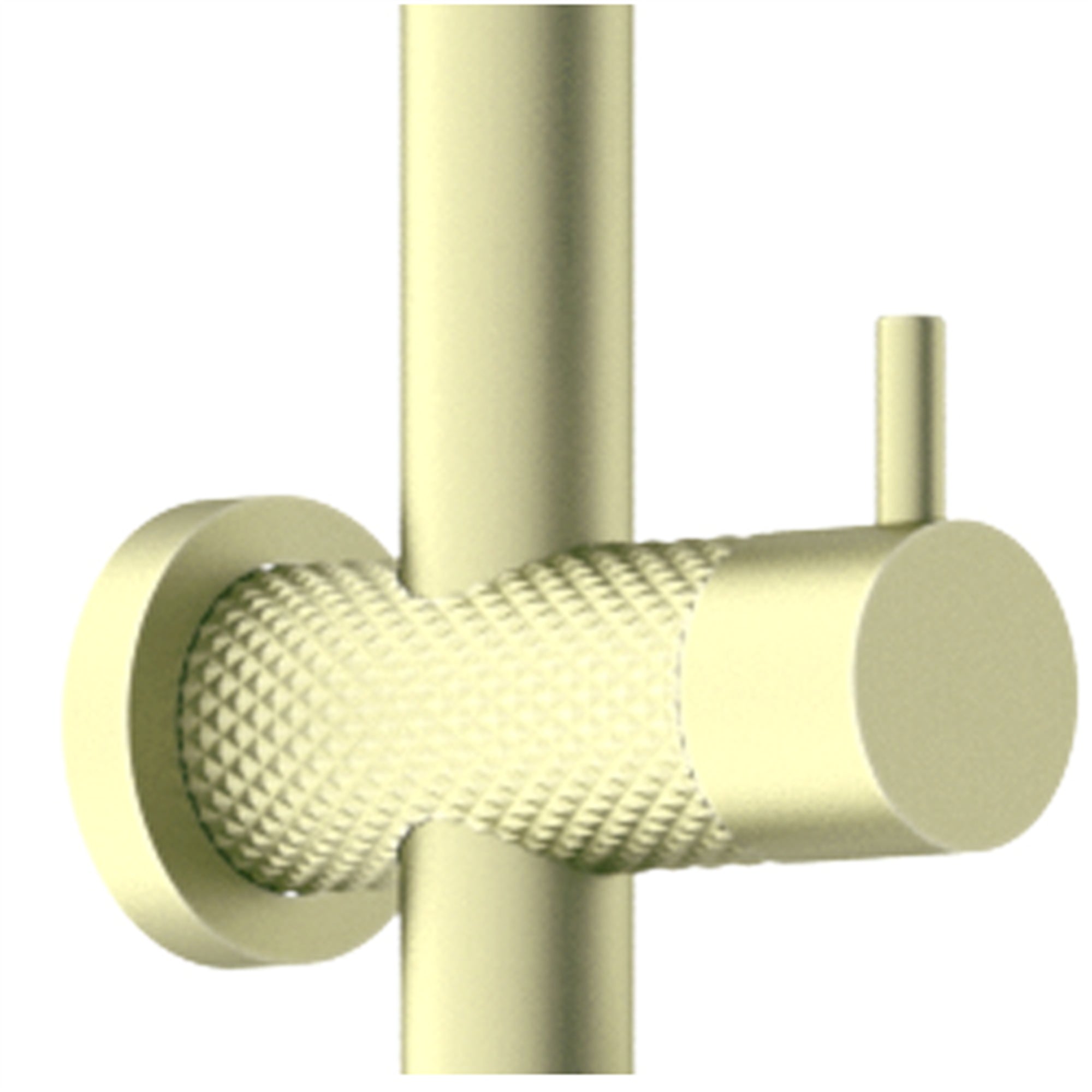 Nero Opal Twin Shower - Brushed Gold - NR251905eBG