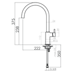 Franke - Verona Non Pull-Out Chrome Tap - TA7600