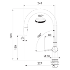 Franke - Active Pull-Out Tap - Chrome  - TA7781