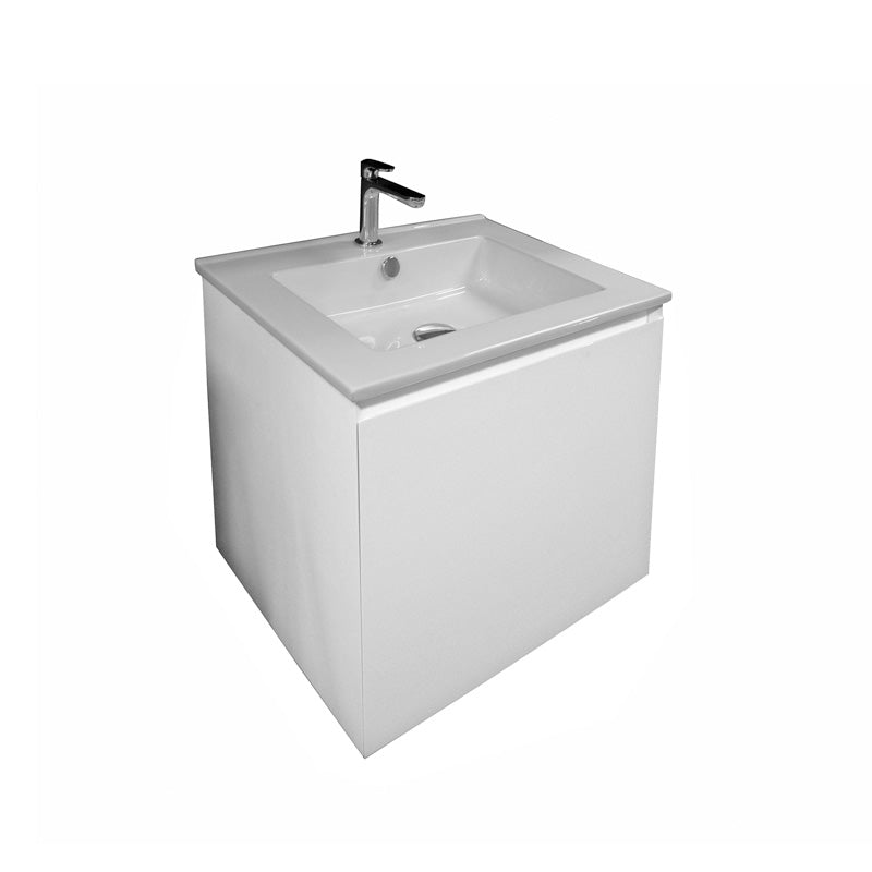 Parisi Forty Five Wall Hung Vanity Single Basin Top - FF1200 - FF-1200SB-GW
