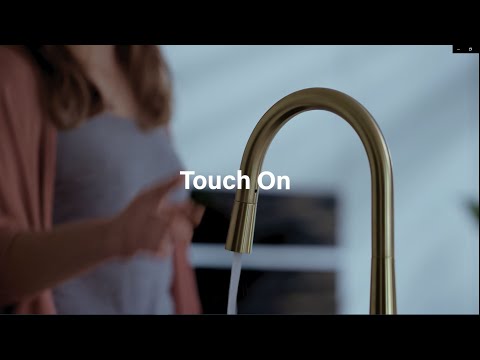 Greens Lustro Kontact Pull-Down Lead Free Sink Mixer - Brushed Brass - LF19580254BB