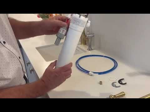 Turner Hastings Ludlow Purifier Sink Mixer (Includes Filter Cartridge) - LF Brushed Brass LU203KT-BB