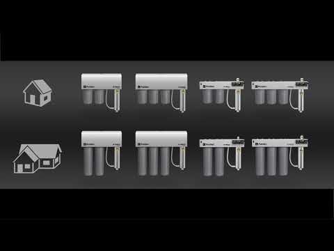 Puretec Hybrid-G6 Dual Stage Filter House System - HYBRID-G6-LT - HYBRID-G6-LF