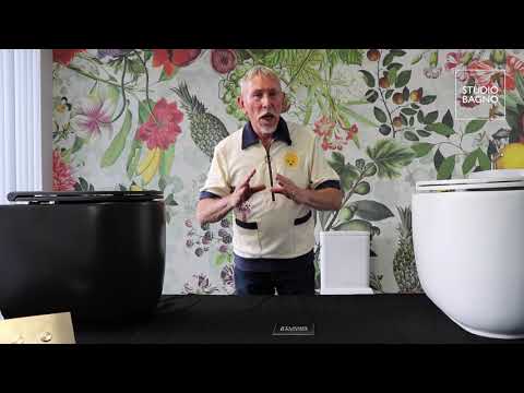 Studio Bagno Milady Rimless Gloss White Back To Wall Toilet Suite - MIL001