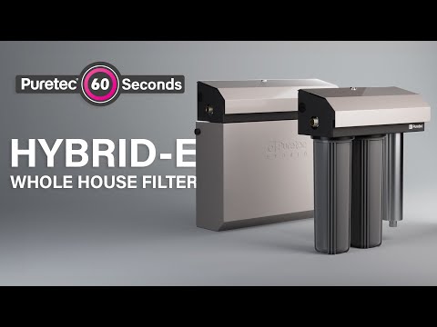 Puretec 3-Stage 1 Micron Reversible High Flow UV Water Treatment System - Hybrid-E13-LF
