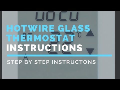 Hotwire Touchscreen Thermostat Timer - Black HWGL2