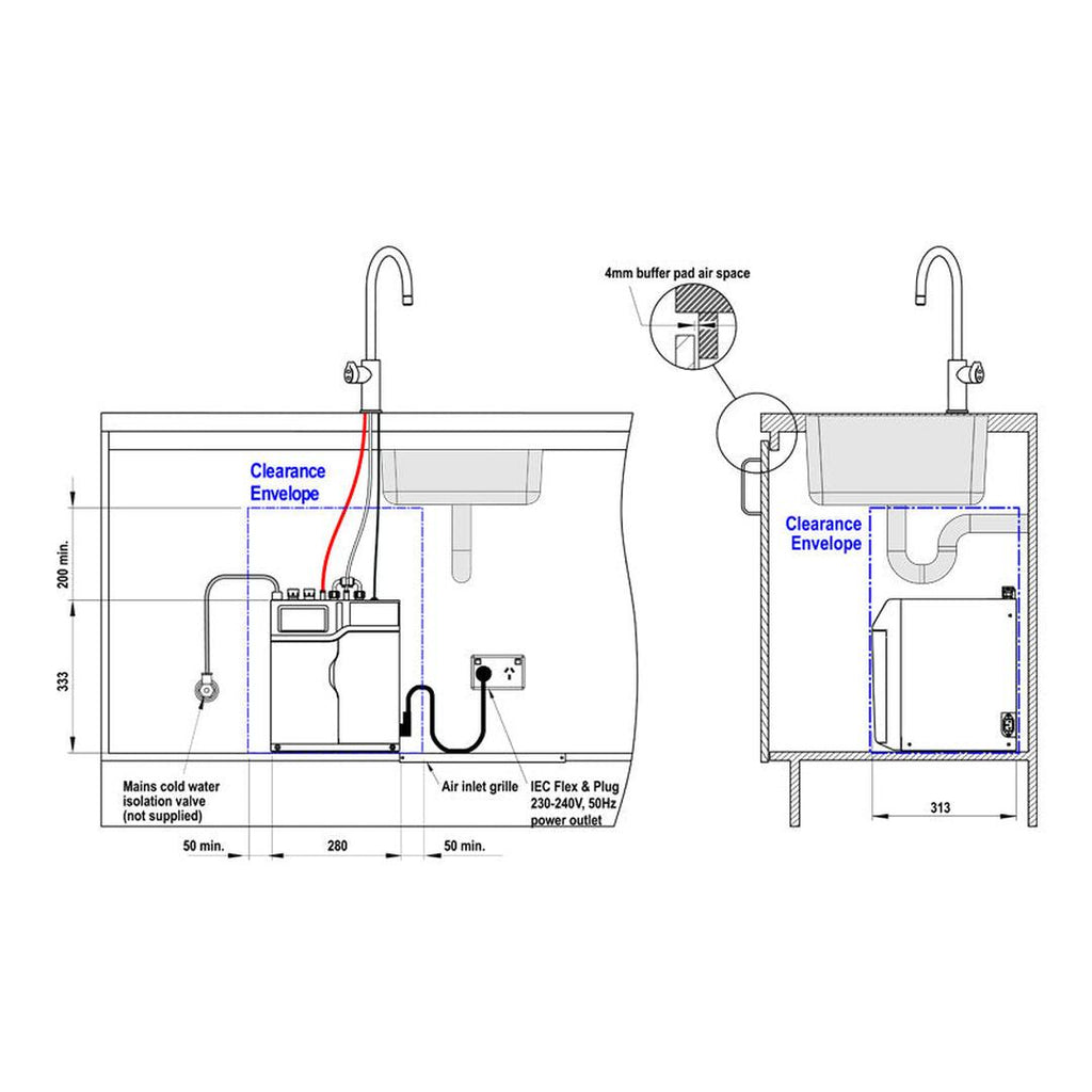 Zip Hydrotap G5 Arc Plus Boiling & Ambient - Brushed Gold H5L785Z07AU