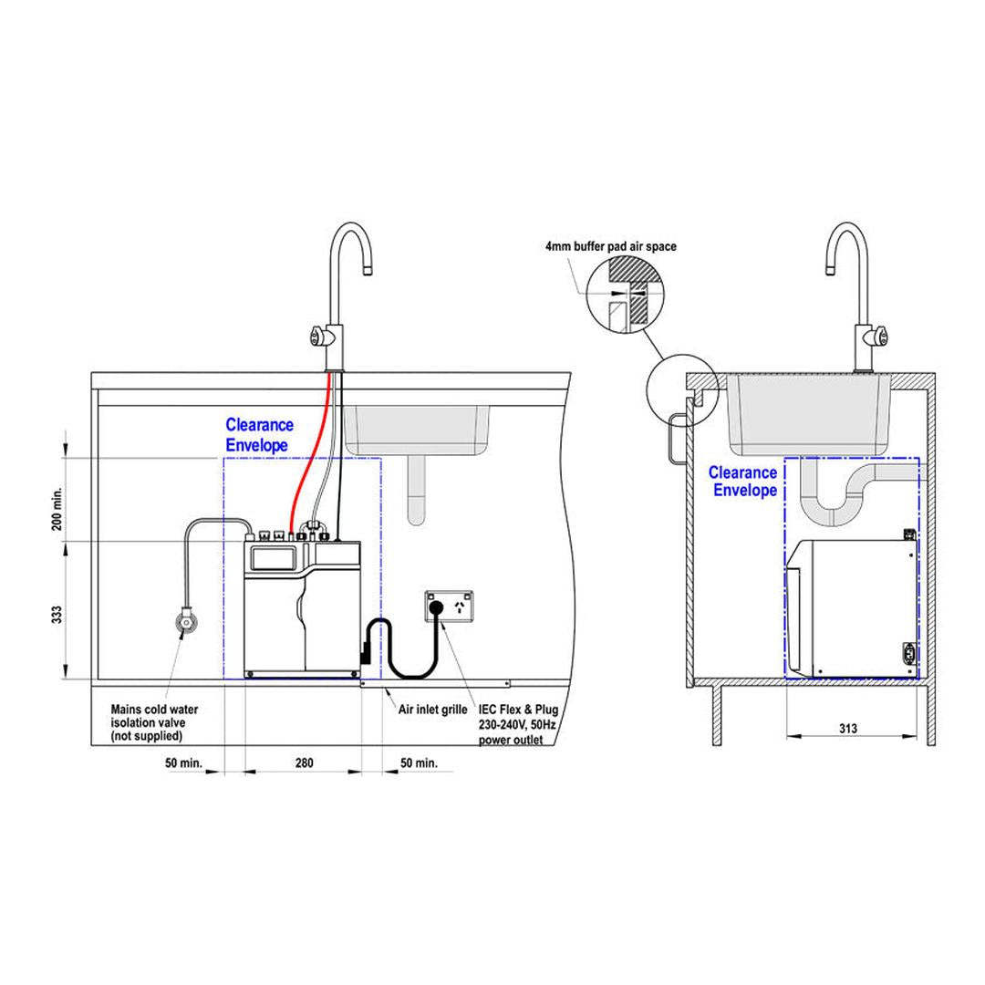 Zip Hydrotap G5 Arc Plus Boiling & Ambient - Brushed Gold H5L785Z07AU