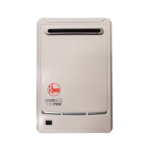 Installed Rheem Metro Max 26 Continuous Hot Water System - Natural Gas 60°C
