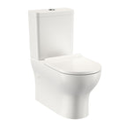 Round Back To Wall Toilet Suite - Back Entry