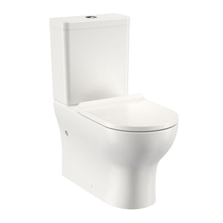 Round Back To Wall Toilet Suite - Bottom Inlet