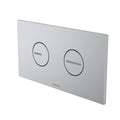 Caroma Invisi Series II® Round Dual Flush Plate & Buttons - Satin - 237010SA