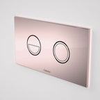 Caroma Liano Cleanflush Invisi Series II Wall Faced Toilet Suite (Germguard) - Rose Gold Button - 766100W + 237088RG