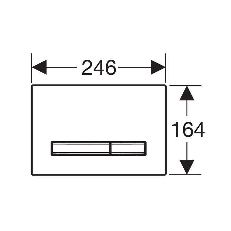 Geberit Sigma 50 Dual Flush Push Plate Specification