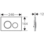 Geberit Sigma 21  Flush Button Specification