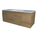 Timberline Rockford Wall Hung Vanity with Haven Dolomite & Basin Top 1200mm - RKFV1200CHVNW