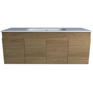 Timberline Rockford Wall Hung Vanity with Haven Dolomite & Basin Top 1200mm - RKFV1200CHVNW