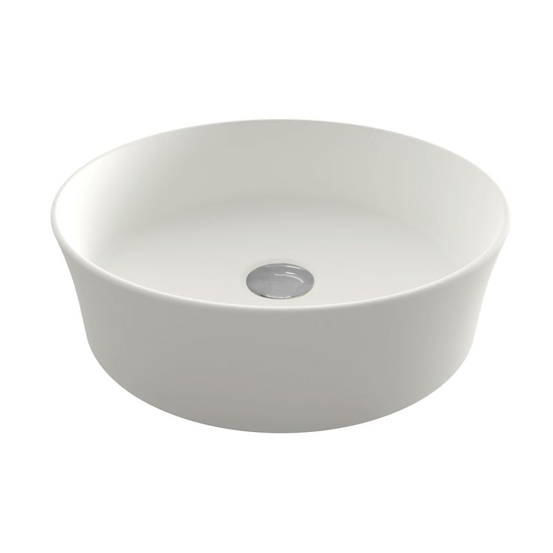 Turner Hastings Fino Round 382 Above Counter Basin - Matte White - FI3821CTB-MW
