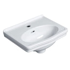 Turner Hastings Claremont 38 x 31 Wall Hung Basin - Gloss White - 1 Tap Hole - CL380BA-1TH