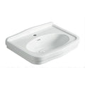 Turner Hastings Claremont 68 x 51 Wall Hung Basin - Gloss White - 1 Tap Hole - CL680BA-1TH