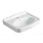 Turner Hastings Claremont 68 x 51 Wall Hung Basin - Gloss White - 1 Tap Hole - CL680BA-1TH