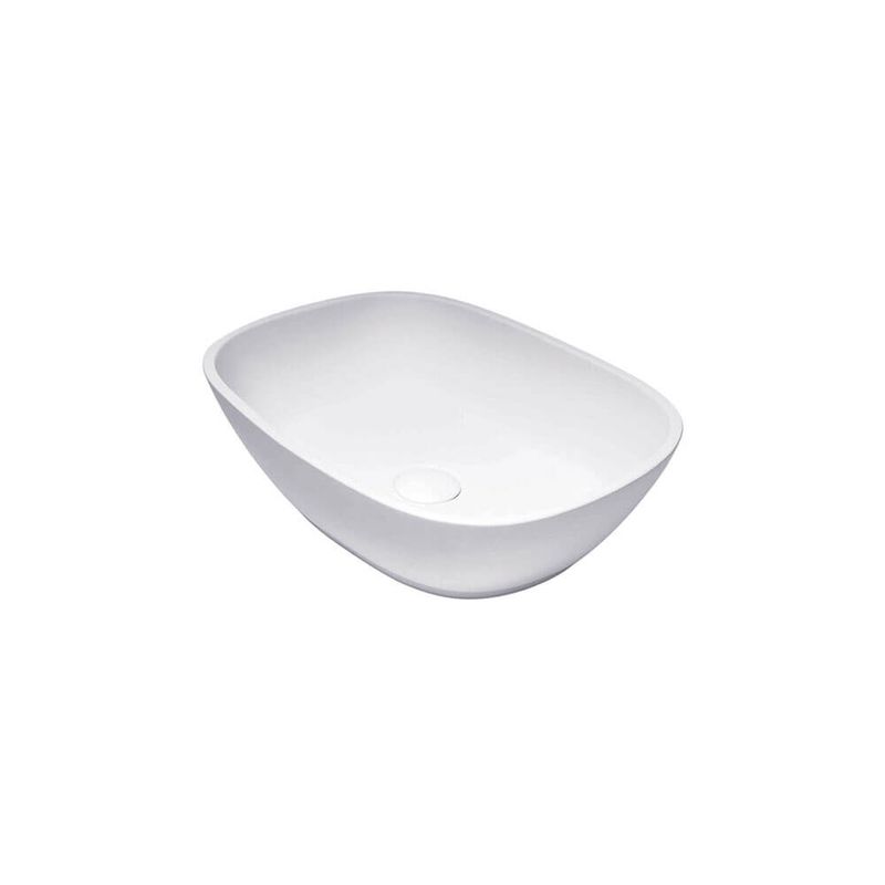 Turner Hastings Maldon 49 x 35 TitanCast Above Counter Basin - Satin White - MA490BA