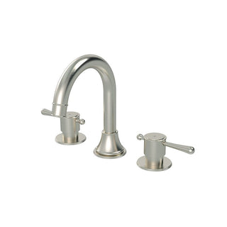 Meir Harrington Three Hole Basin Set With Lever Handle - PVD Brushed Nickel HB13-F-PVDBN