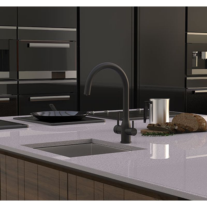Puretec Z1 Tripla Elite 10 3-Way Mixer Tap With Water Filter Kit - LF Matt Black - Z1-E10-MB-LF