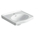 Turner Hastings Claremont 58 x 45 Wall Hung Basin - Gloss White - 1 Tap Hole - CL580BA-1TH