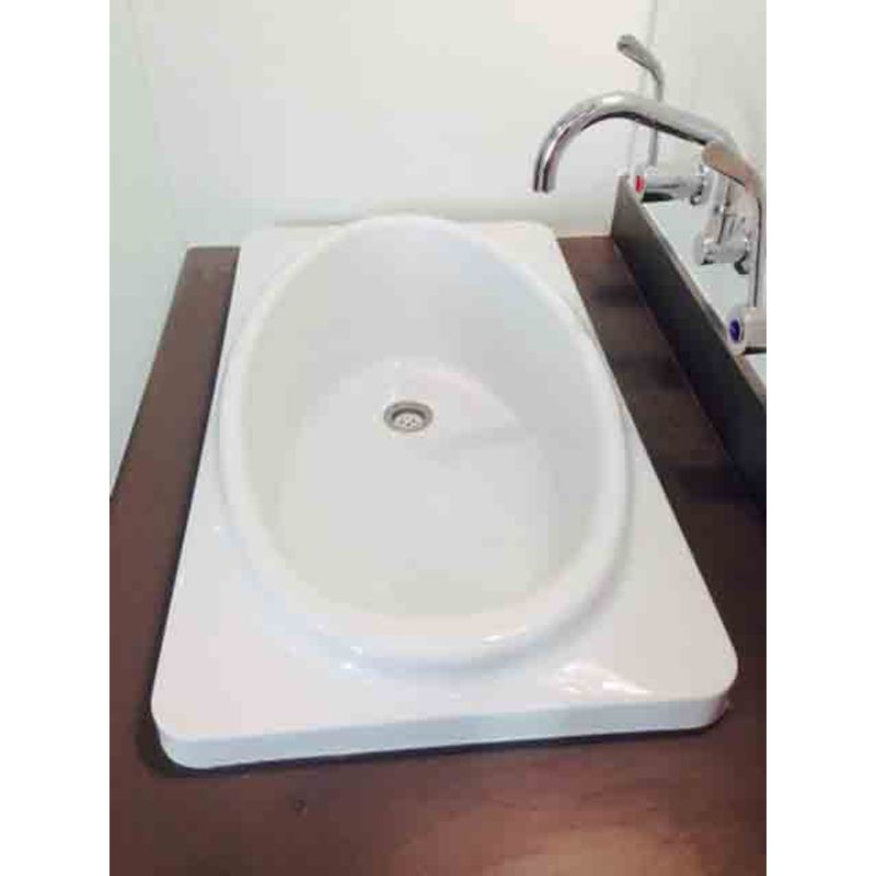 Turner Hastings Baby Bath 80 x 45 Acrylic - Gloss White - 806600