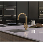 Puretec Z1 Tripla Elite 10 3-Way Mixer Tap With Water Filter Kit - LF Brushed Gold - Z1-E10-BG-LF