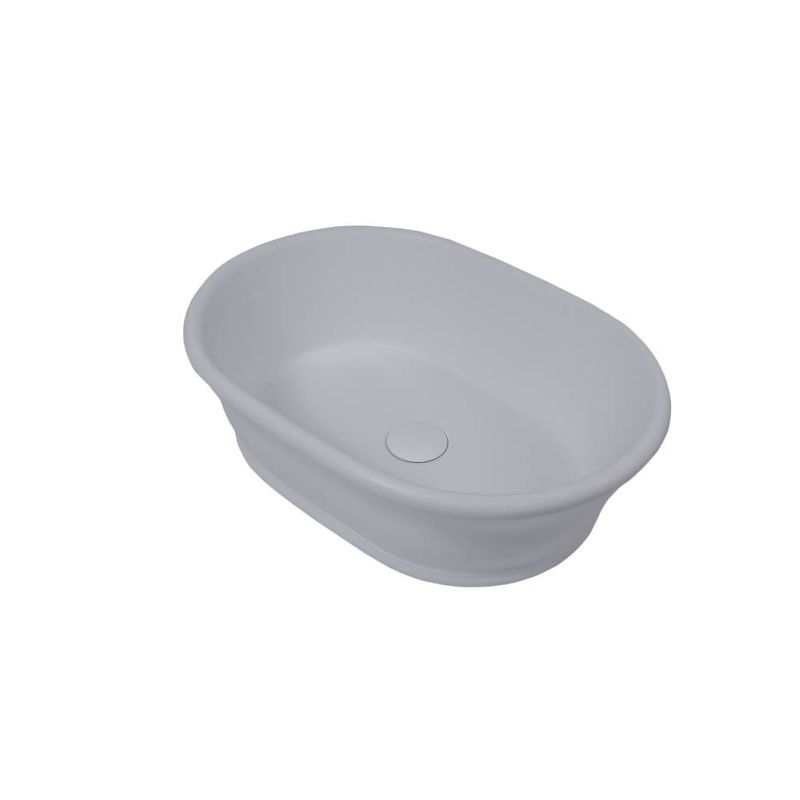 Turner Hastings Cambridge 54 x 39 TitanCast Above Counter Basin - Powder Grey - CA540BA-PG