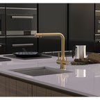 Puretec Z1 Tripla Elite 20 3-Way Mixer Tap With Water Filter Kit - LF Brushed Gold - Z1-E20-BG-LF