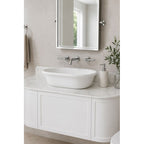 Turner Hastings Blanche 53 x 36 TitanCast Above Counter Basin - Satin White - BL530BA