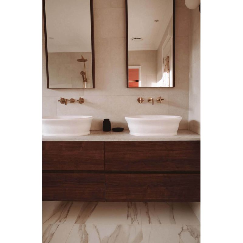 Turner Hastings Cambridge 54 x 39 TitanCast Above Counter Basin - Satin White - CA540BA