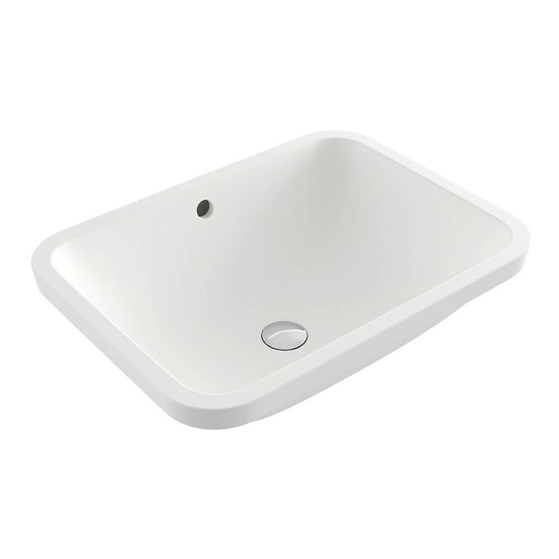 Turner Hastings Fino Large 55 x 41 Under Counter Basin - Matte White - FI5501UCB-MW