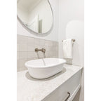Turner Hastings Blanche 53 x 36 TitanCast Above Counter Basin - Satin White - BL530BA
