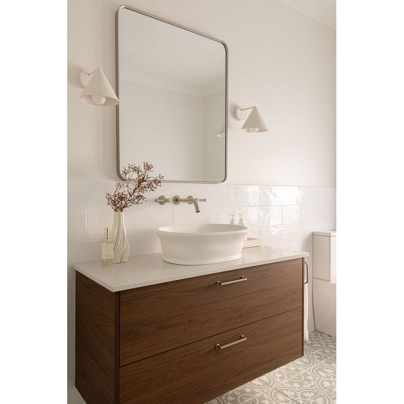 Turner Hastings Cambridge 54 x 39 TitanCast Above Counter Basin - Satin White - CA540BA