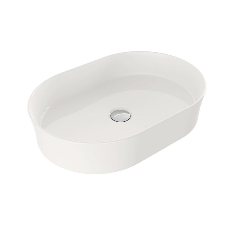 Turner Hastings Fino 55 x 38 Above Counter Basin - Gloss White - FI5490CTB