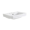 Turner Hastings Stafford 58 x 45 Wall Hung Basin - Gloss White - 3 Tap Holes - ST589BA-3TH