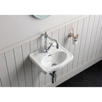 Turner Hastings Claremont 38 x 31 Wall Hung Basin - Gloss White - 1 Tap Hole - CL380BA-1TH