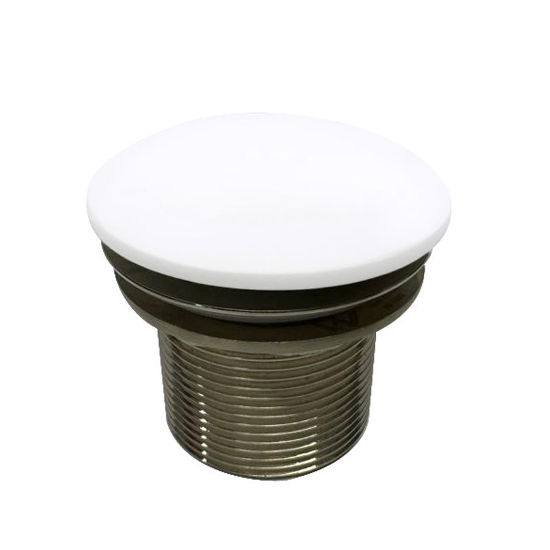 Turner Hastings TitanCast 40mm Safety Pull-Out Bath Waste - Gloss White - TC400PU-GW