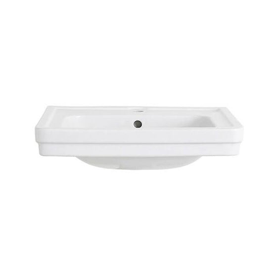Turner Hastings Stafford 58 x 45 Wall Hung Basin - Gloss White - 1 Tap Hole - ST589BA-1TH