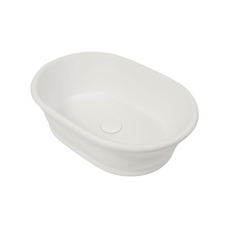 Turner Hastings Cambridge 54 x 39 TitanCast Above Counter Basin - Satin White - CA540BA