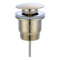 Turner Hastings Universal 32/40mm Mushroom Pop-Up Basin Waste - Brushed Brass - USM40A-BB