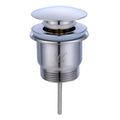 Turner Hastings Universal 32/40mm Mushroom Pop-Up Basin Waste - Brushed Nickel - USM40A-BN