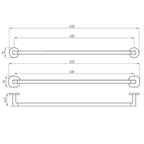 Villeroy & Boch Architectura 600mm Towel Rail | Specifications