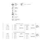 Verotti Bathscreen Fixed Panel Spec