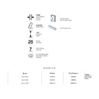 Verotti Bathscreen Swing Panel Spec